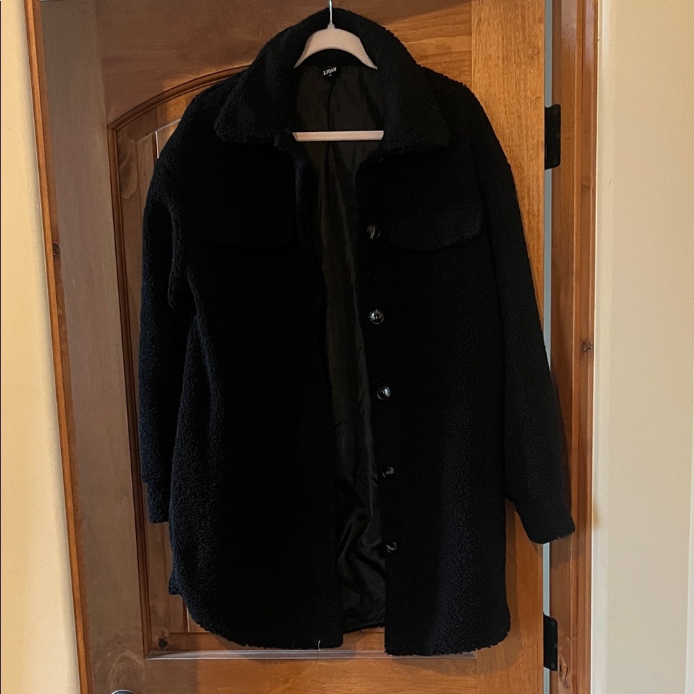 Women’s Black Teddy Jacket